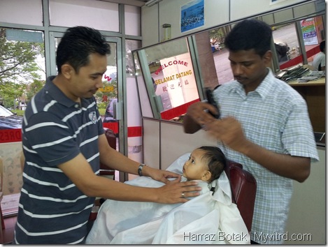 Aksi Harraz Gunting Rambut 5