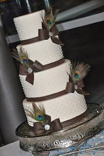 Tortas de Boda con Plumas, parte 5