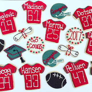 Washington State University Graduation and Football Cookies