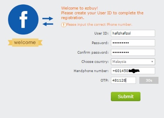 cara registration di ezbuy malaysia