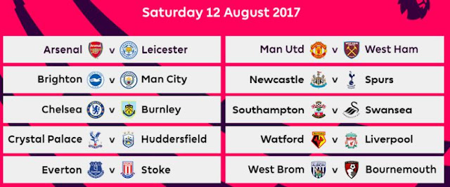 Jadwal Lengkap Liga Inggris 2017-2018