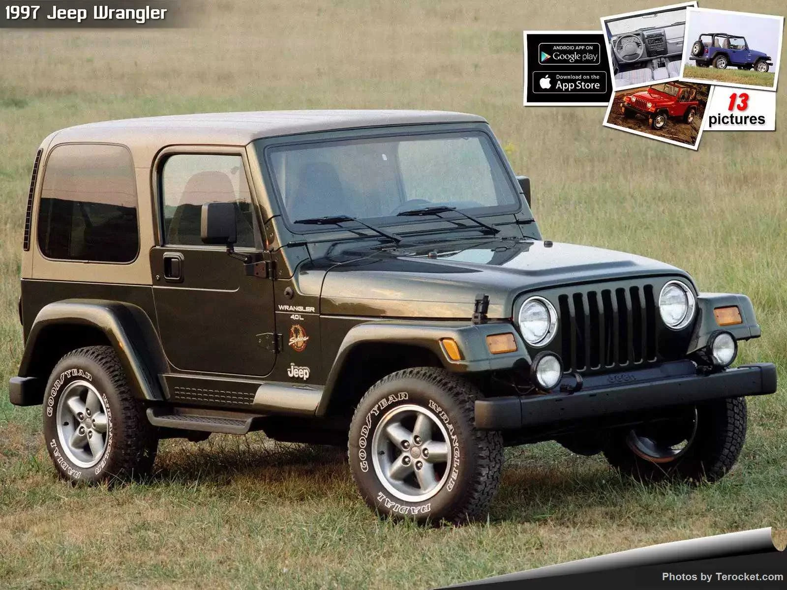 Hình ảnh xe ô tô Jeep Wrangler 1997 & nội ngoại thất