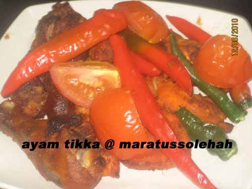 Maratussolehah - Resepi Dapur Umi: Chicken Tikka BBQ