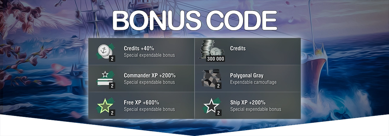 World of Warships codes for free Camos & Bonuses in December 2023 - Charlie  INTEL