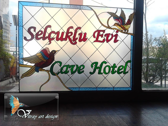 selçuklu evi cafe otel vitray çalışması