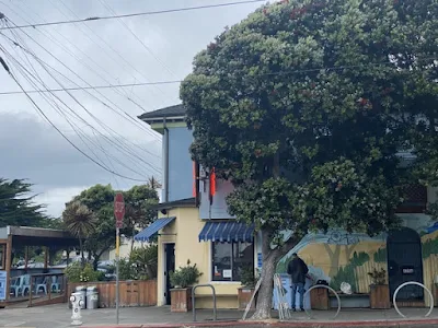 exterior of Java Beach Cafe in San Francisco, California