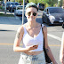 Halsey in Jeans Shorts for Shopping in Los Angeles