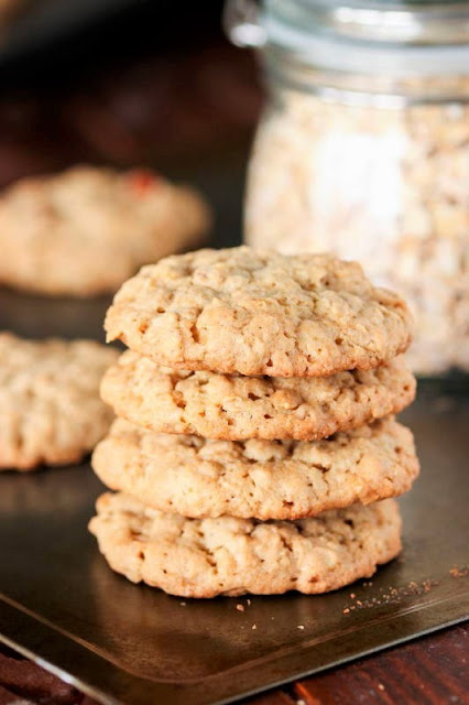 The BEST Oatmeal Cookies Image ~ bring together great thickness, soft and chewy middles, great texture, and fantastic flavor in these oatmeal cookies!