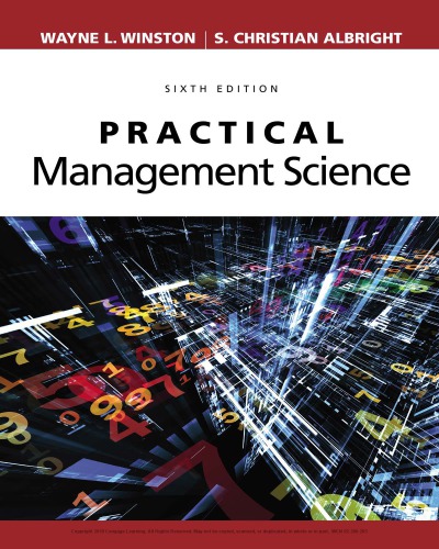Download Practical Management Science 6th Edition [PDF]