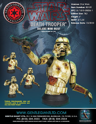 Star Wars Death Trooper Stormtrooper Deluxe Mini Bust by Gentle Giant