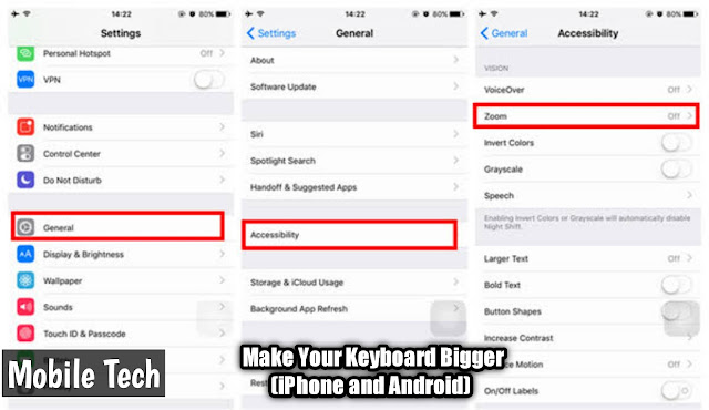 How to Make Your Keyboard Bigger (iPhone and Android)
