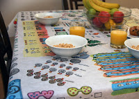 Table-Time Look and Learn tablecloth giveaway