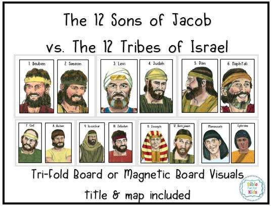 The 12 Sons of Jacob vs. The 12 Tribes of Israel | Bible Fun For Kids