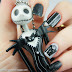 Decoración de uñas / nail art para Halloween - The Nightmare before chistmas o El extraño mundo de Jack