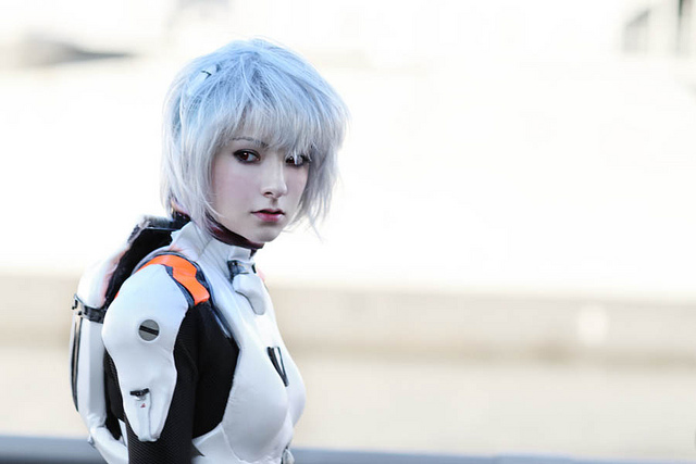 Bubble Port: Cool Cosplay: Evangelion's Rei Ayanami