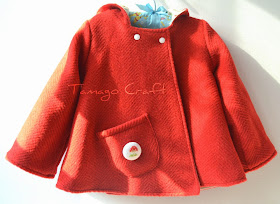 Tamago Craft: little red riding hood jacket
