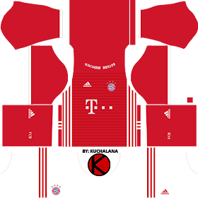 Bayern Munich Jersey (kits) 2016/17 - Dream League Soccer