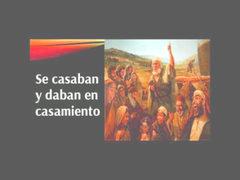 Que significa se casaban y se daban en casamiento