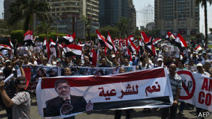 Demonstrasi pendukung Morsi