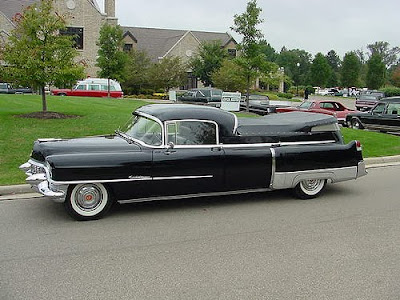 Before the modern hearse and funeral service flowers were delivered by truck