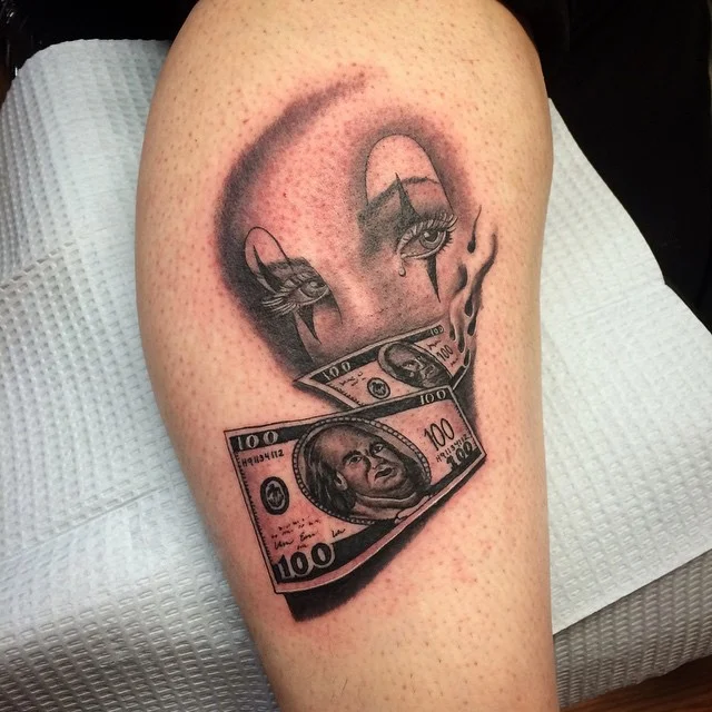 foto de tatuajes con dinero