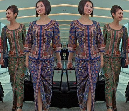 17 Contoh Model  Baju Batik  Pramugari  Terbaru 2021