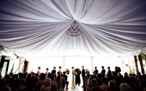 The Awesometastic Bridal Blog Detail Draping the Venue