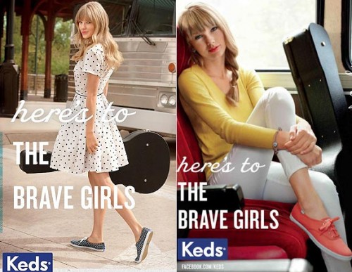 Propaganda Keds com Taylor Swift