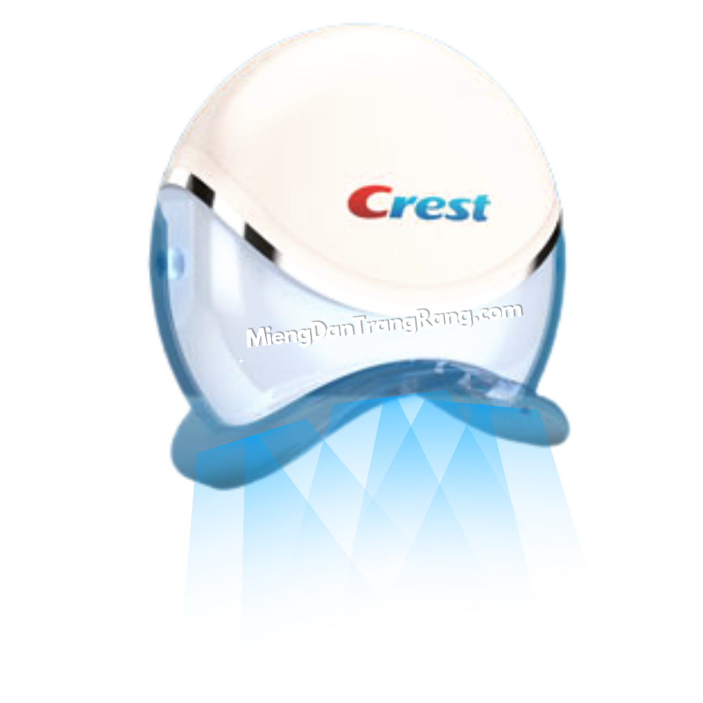 Miếng dán trắng răng Crest 3D Whitestrips kèm đèn led