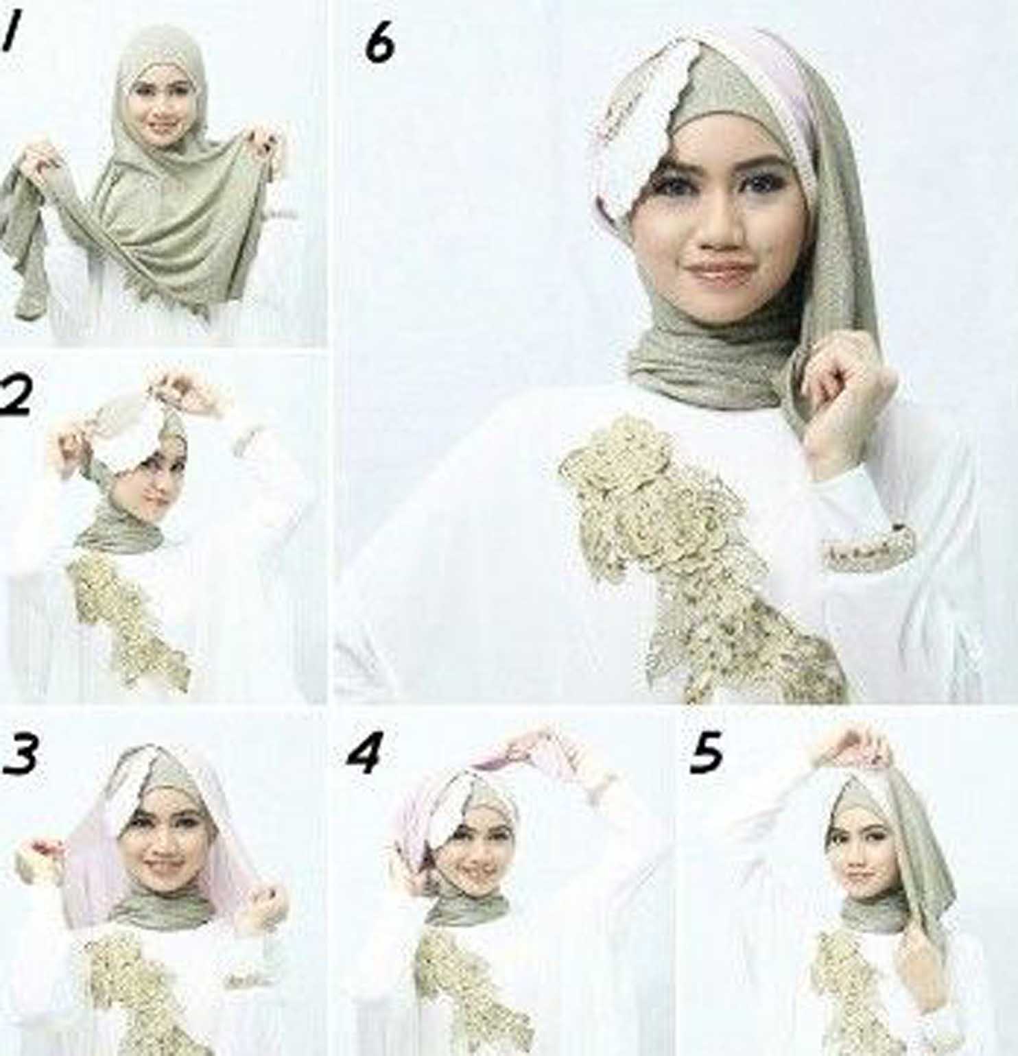 Tutorial Hijab Dengan Aksesoris Kepala Tutorial Hijab Paling