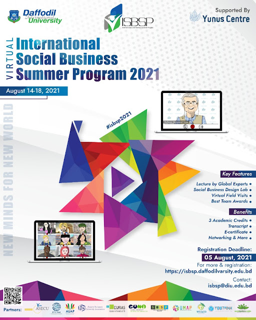 CALL FOR STUDENT PARTICIPATION: VIRTUAL INTERNATIONAL SOCIAL BUSINESS SUMMER PROGRAM (ISBSP) 2021