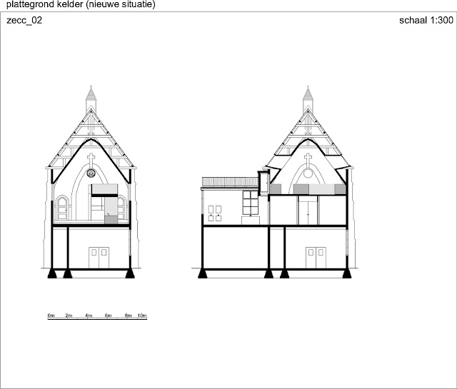 Front and back sections