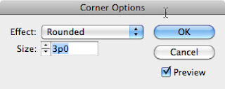 InDesign CS4's Corner Options dialog