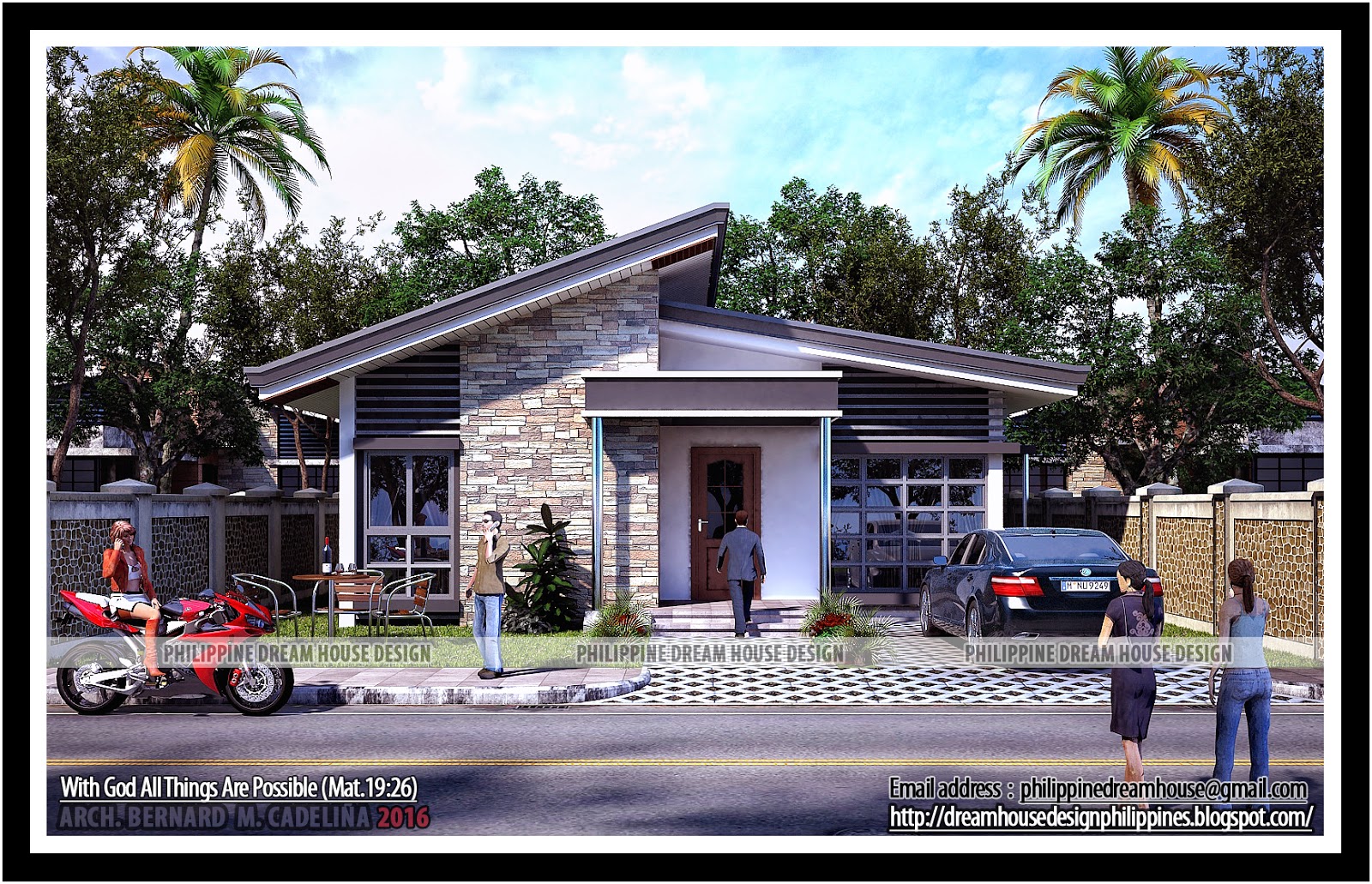 2 Storey Modern Small Houses  With Gate Of Philippines  