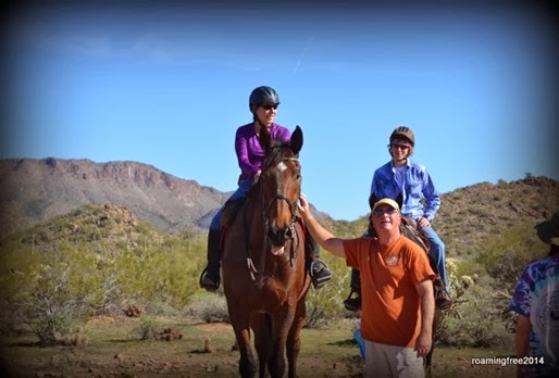 One huge horse - he was not standing on a hill!