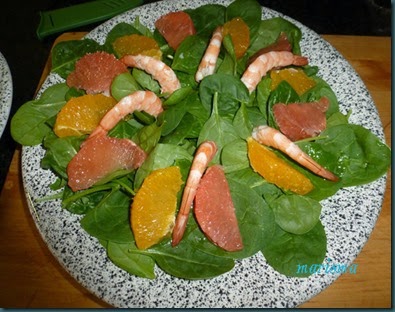 ensalada verde con langostinos al aroma de citricos2 copia