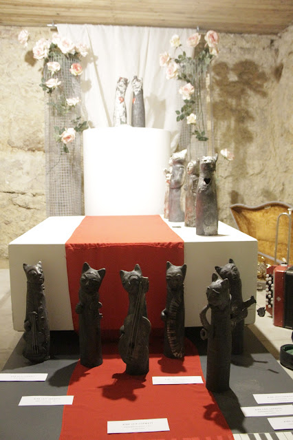 raku ceramic cat haapsalu kunstikool Aide Leit-Lepmets