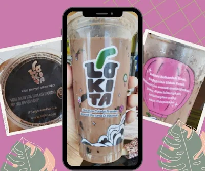 lokita varian passion milo topping boba