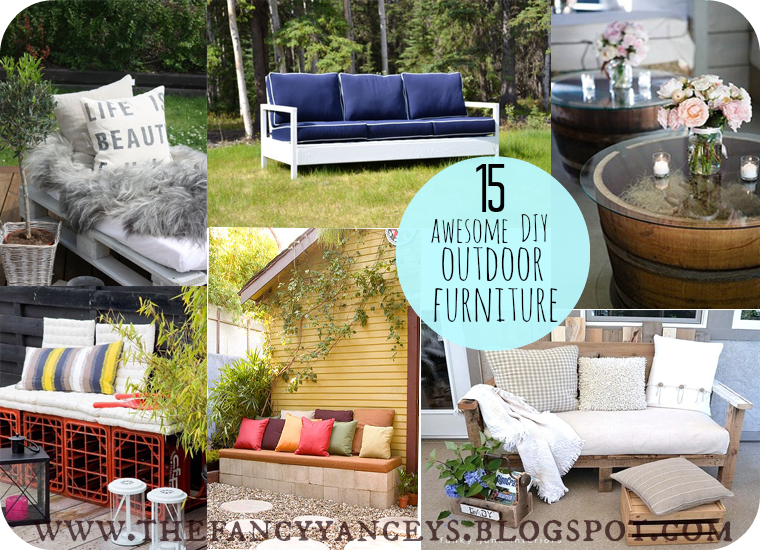 Garden Week : 15 Awesome DIY Outdoor Furniture ideas