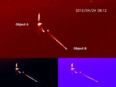 Satélite de la NASA captura OVNI gigante surfeando cerca del Sol - 2012