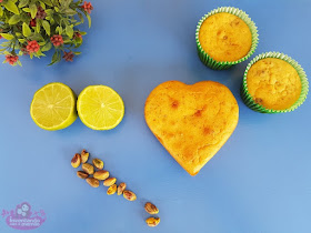 Receita de bolo de limão com pistache