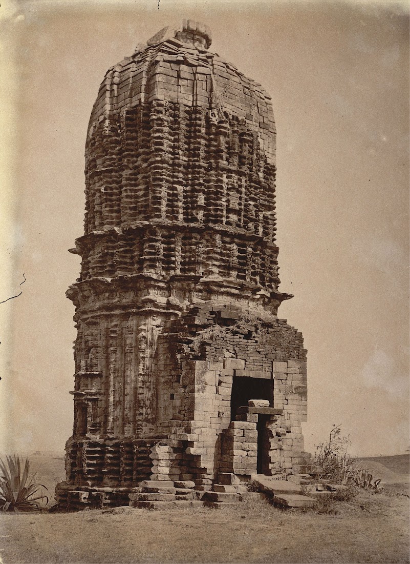 Stone Temple at East of the Village of Para, Manbhum District (Now in Purulia District), Bengal - 1872