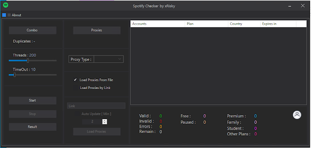 Spotify Checker proxyless by xRisky