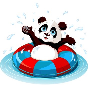 Pool Time Panda