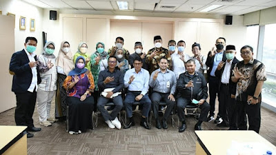 Evaluasi Kinerja Tahun 2021, Komisi III Kunjungi Kantor Banj BJB  Cabang S Parman Jakarta