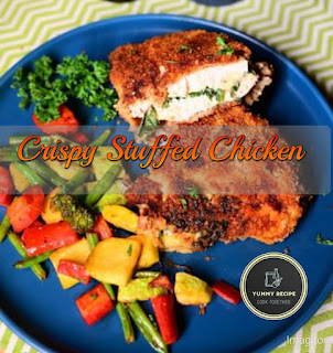 Crispy Stuffed Chicken