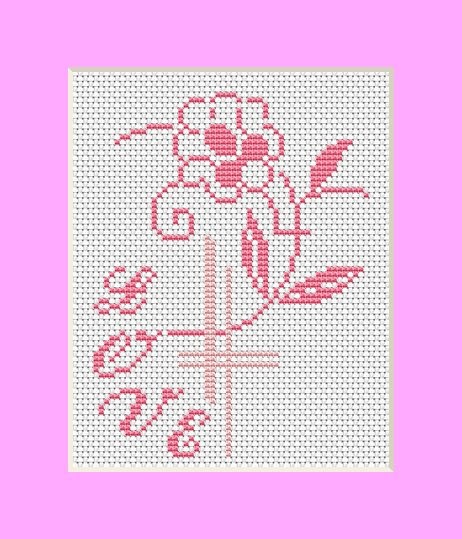 Free Cross Stitch Patterns : Love in the air... Happy ...
