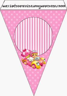 Penelope Pitstop Baby Free Printable Bunting. 