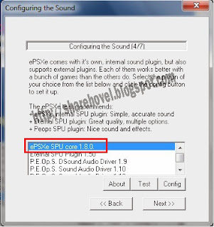 configuring the sound - Cara Setting Pengaturan Configuration ePSXe 1.8.0  by sharehovel