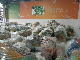 Mesa Brasil Sesc RJ distribuirá 3 toneladas em cestas básicas em Teresópolis nesta quarta-feira (21/7)